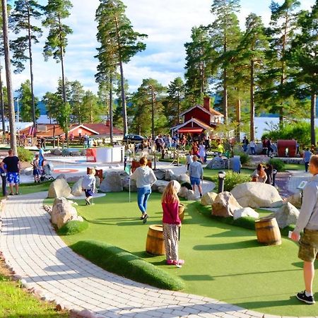 Leksand Strand Camping Och Resort Buitenkant foto