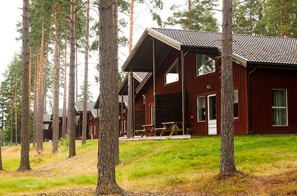 Leksand Strand Camping Och Resort Kamer foto