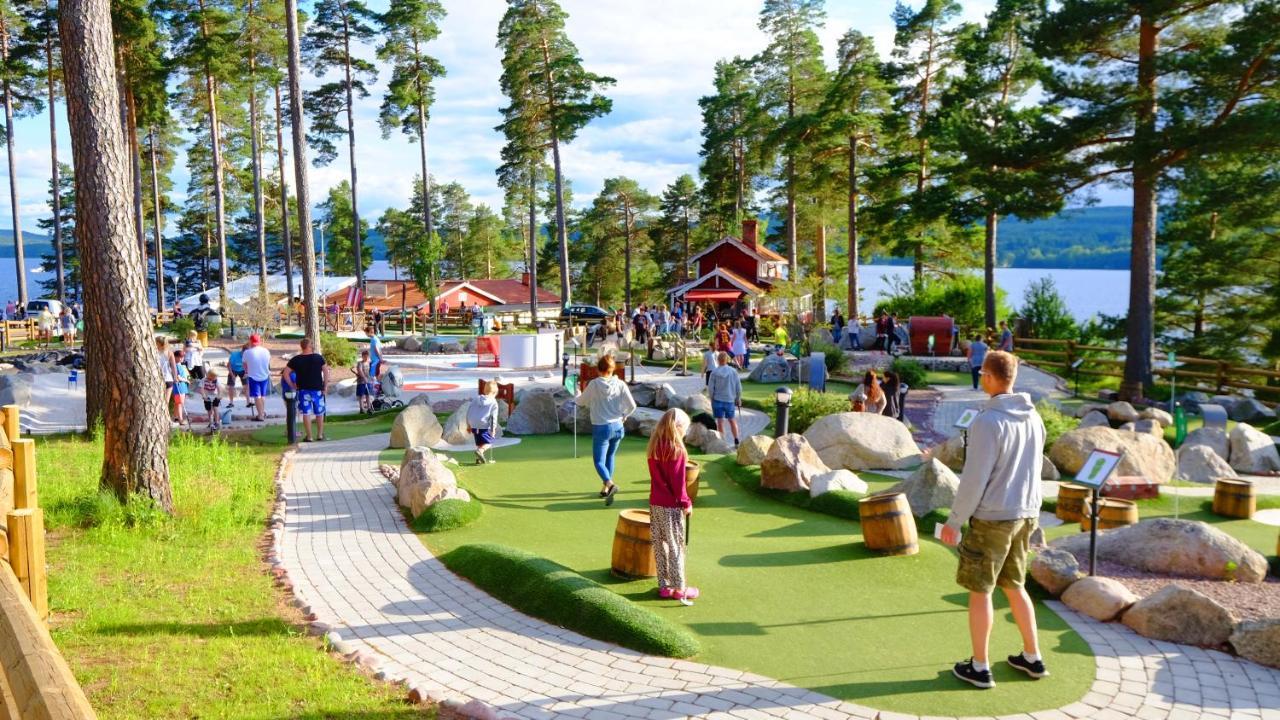 Leksand Strand Camping Och Resort Buitenkant foto